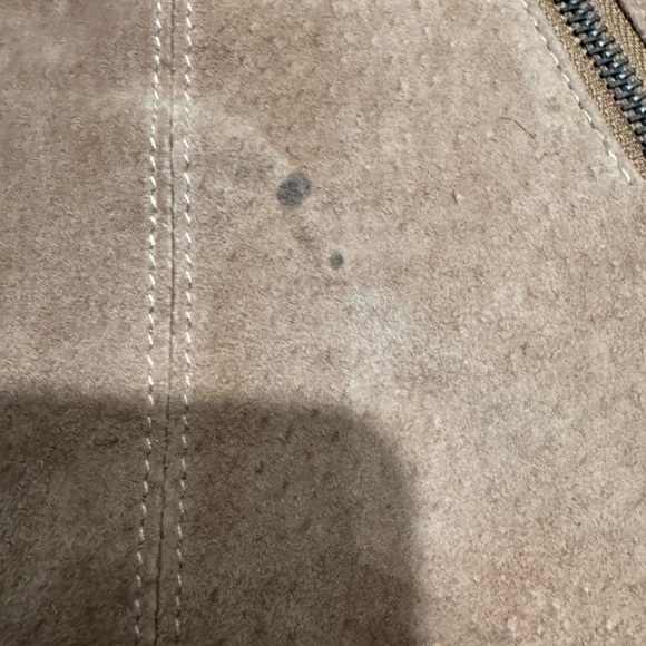 BLANKNYC Caffe Latte Suede 100% Leather Moto Mini Skirt Size 26 - Picture 10 of 10